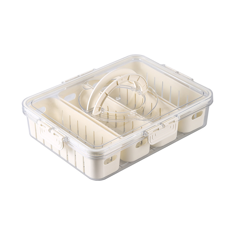 PP Material Handheld Fresh-Keeping Sealed Box Dry Food Classification Storage Box