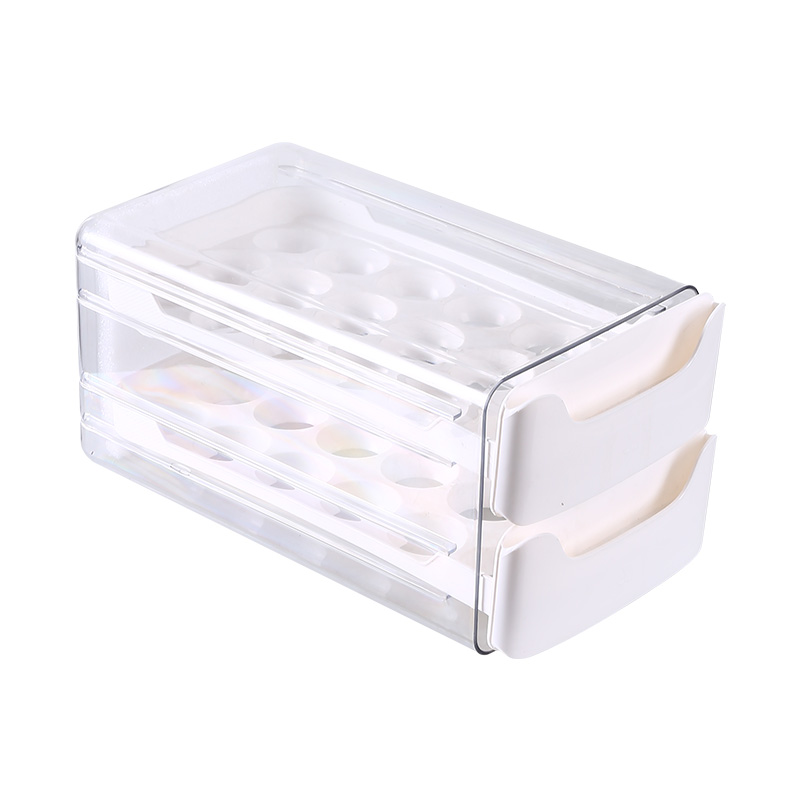 Drawer Type Transparent Double Layer Egg Preservation Box